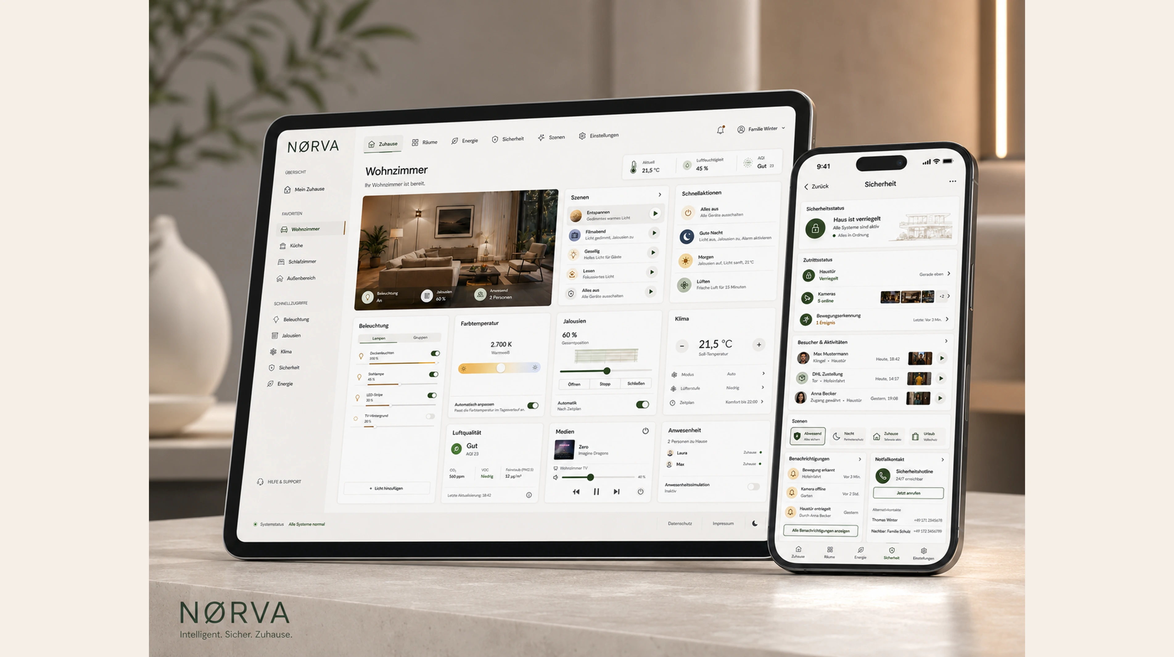 Norva – digitale Produktoberfläche
