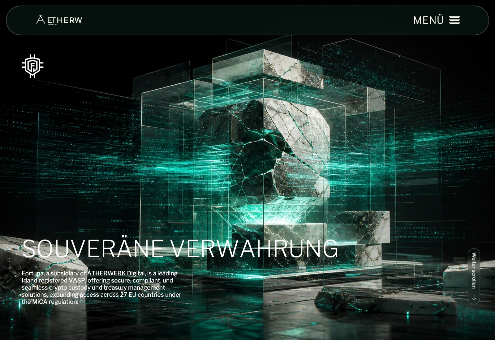 Ätherwerk Seite zur digitalen Verwahrung