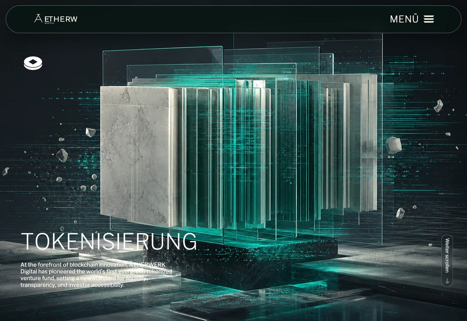 Ätherwerk Tokenization-Seite
