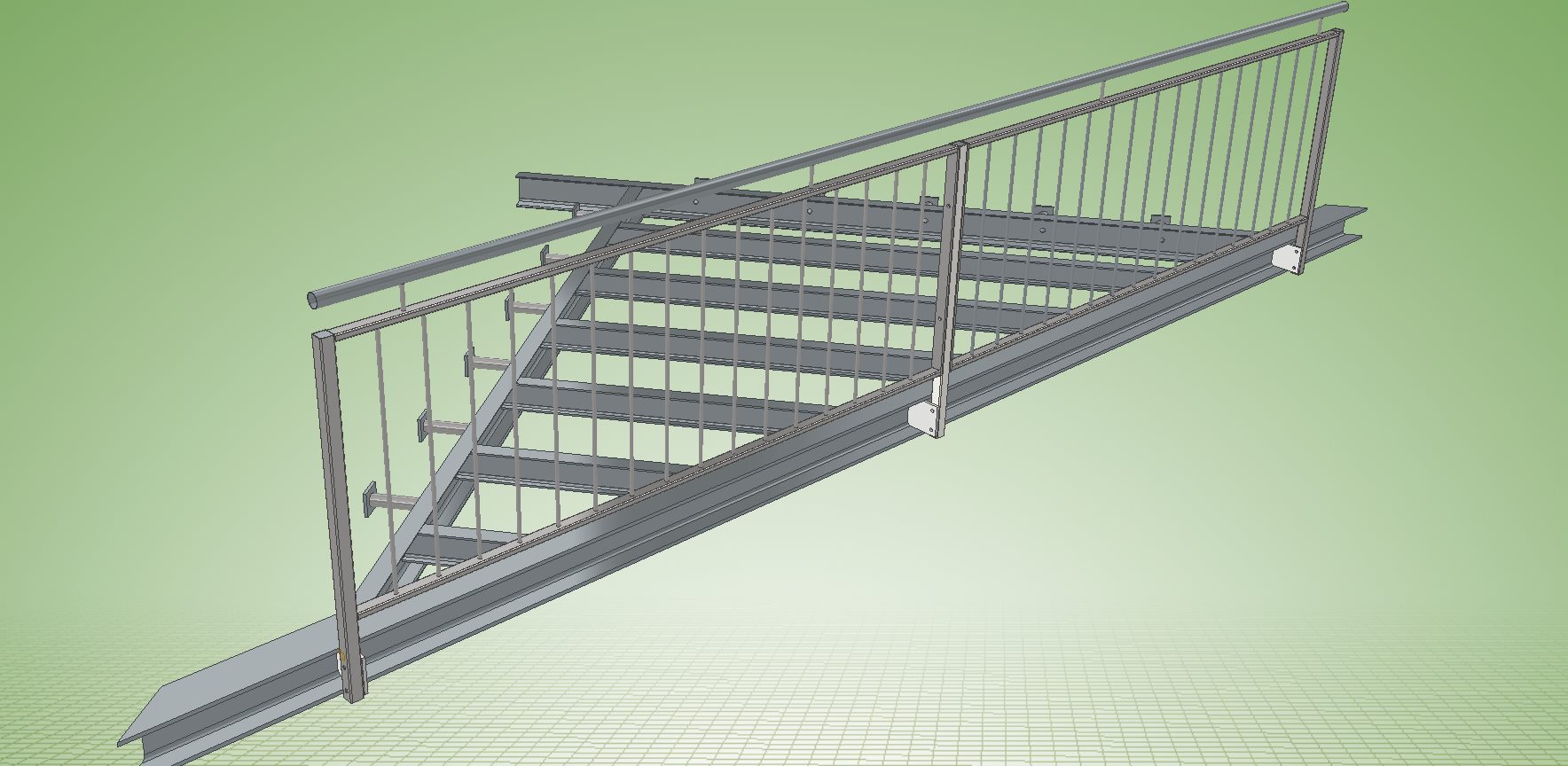 Balkon-Stahlkonstruktion von HZ Metallbautechnik