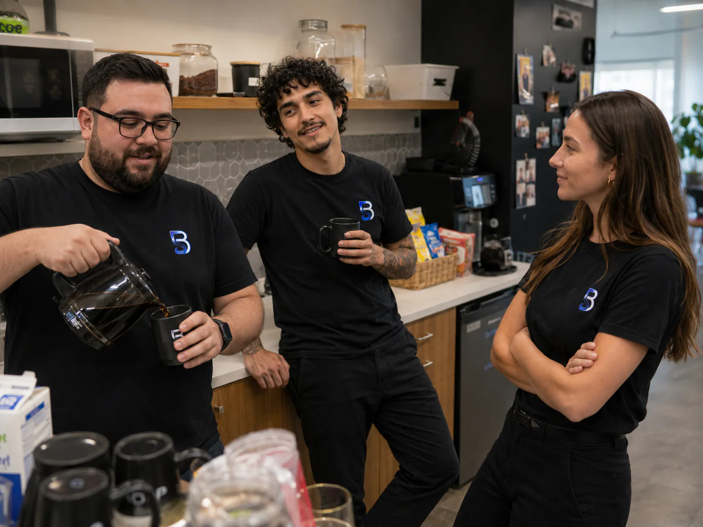 Kaffeepause im Team